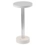 Voir la diapositive 1 : Lumisky Lampe de table sans fil LED TRIZIO Blanc Aluminium H33cm