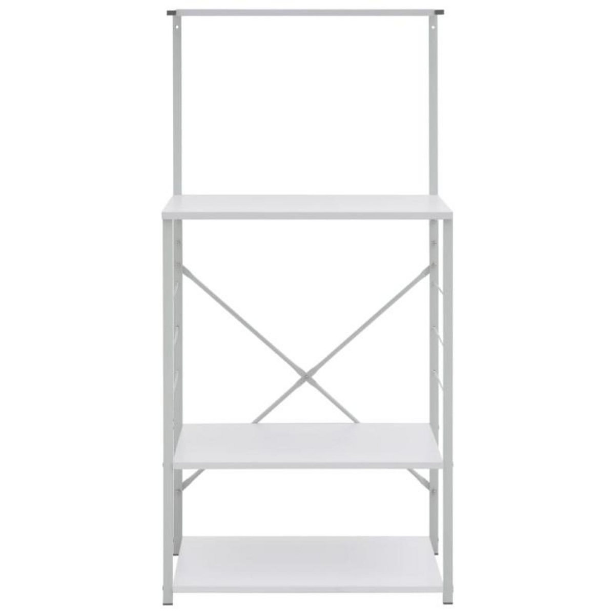 VIDAXL Armoire à micro ondes Blanc 60x39,6x123 cm Bois d ingénierie