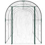 Voir la diapositive 3 : VIDAXL Serre Transparent 160x400x190 cm PVC et acier enduit de poudre