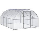 VIDAXL Poulailler d'exterieur 3x4x2 m Acier galvanise