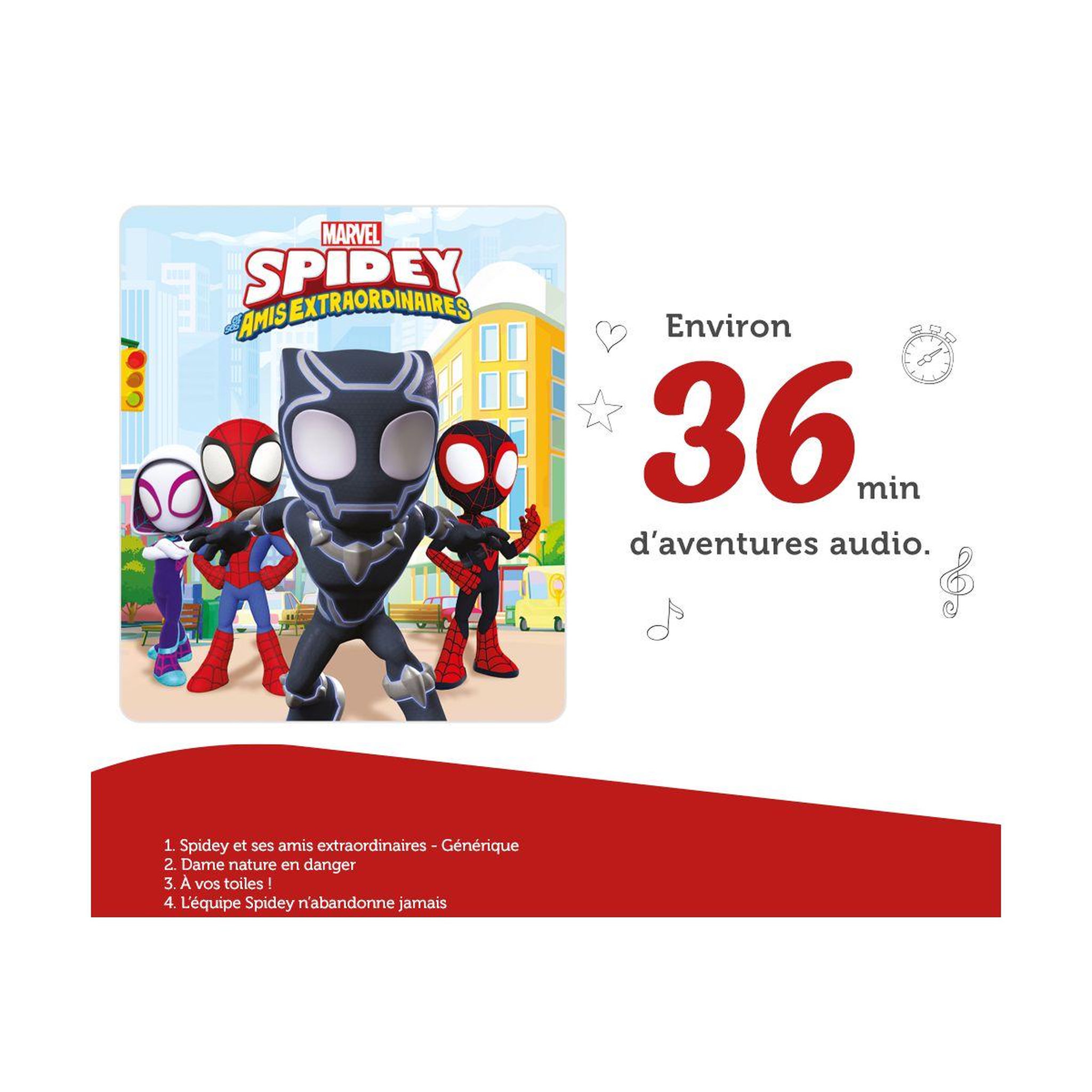 Voir la diapositive 4 : TONIES Jeu éducatif Spidey - Black Panther