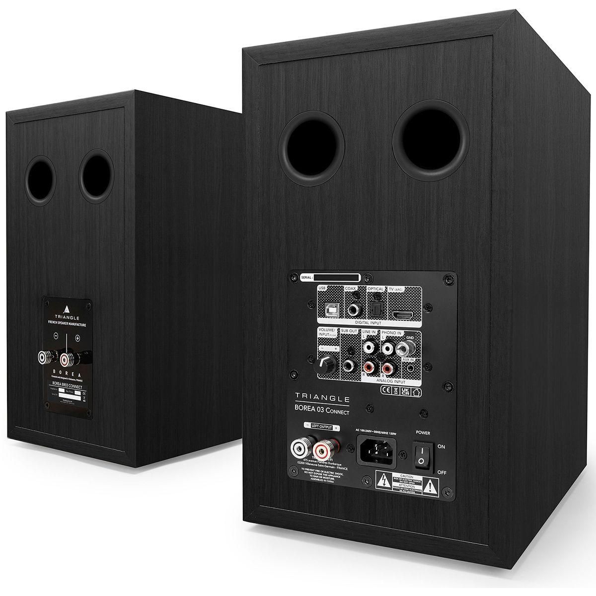 Triangle Enceinte bibliothèque active BR03 Connect Noir