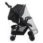 Voir la diapositive 3 : TROTTINE Poussette carolina tri lines noir rouge