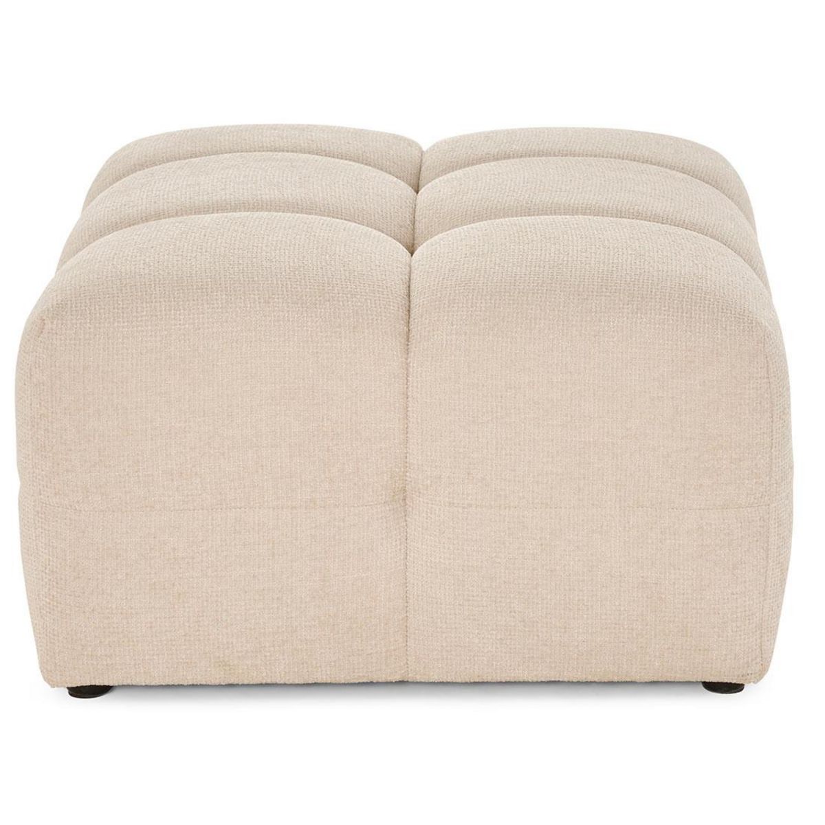 LISA DESIGN Suzano - pouf en tissu texturé