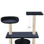 Voir la diapositive 4 : VIDAXL Arbre a chat avec griffoirs en sisal 95 cm Bleu fonce