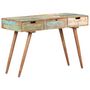Voir la diapositive 2 : VIDAXL Coiffeuse avec miroir 112x45x76 cm Bois massif de recuperation