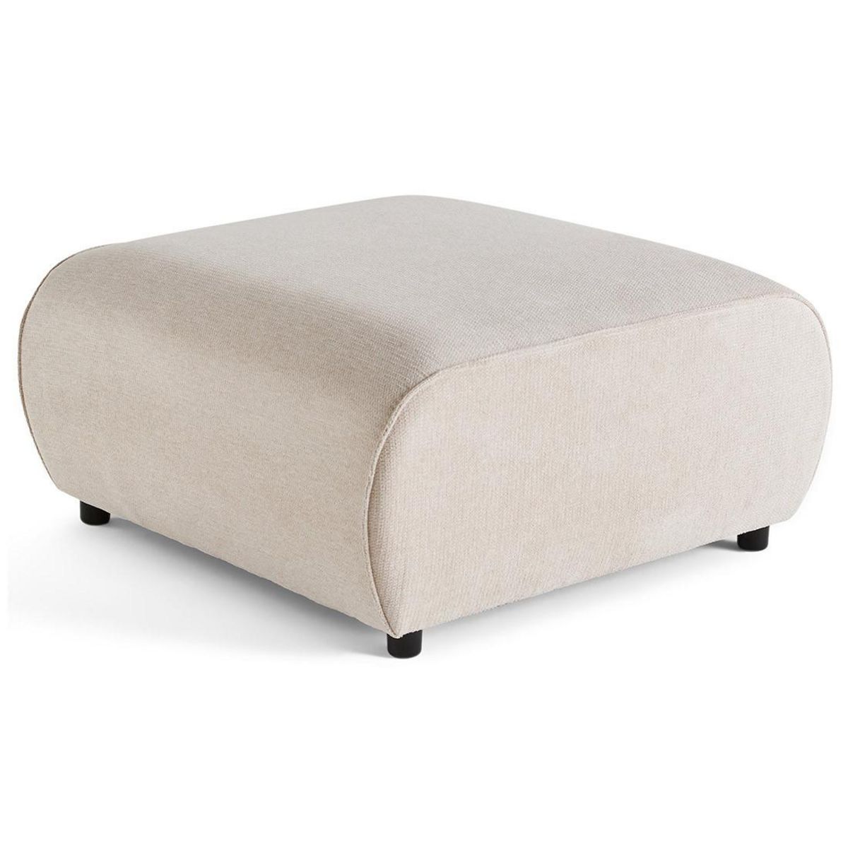 LISA DESIGN Suaro - pouf en tissu texturé
