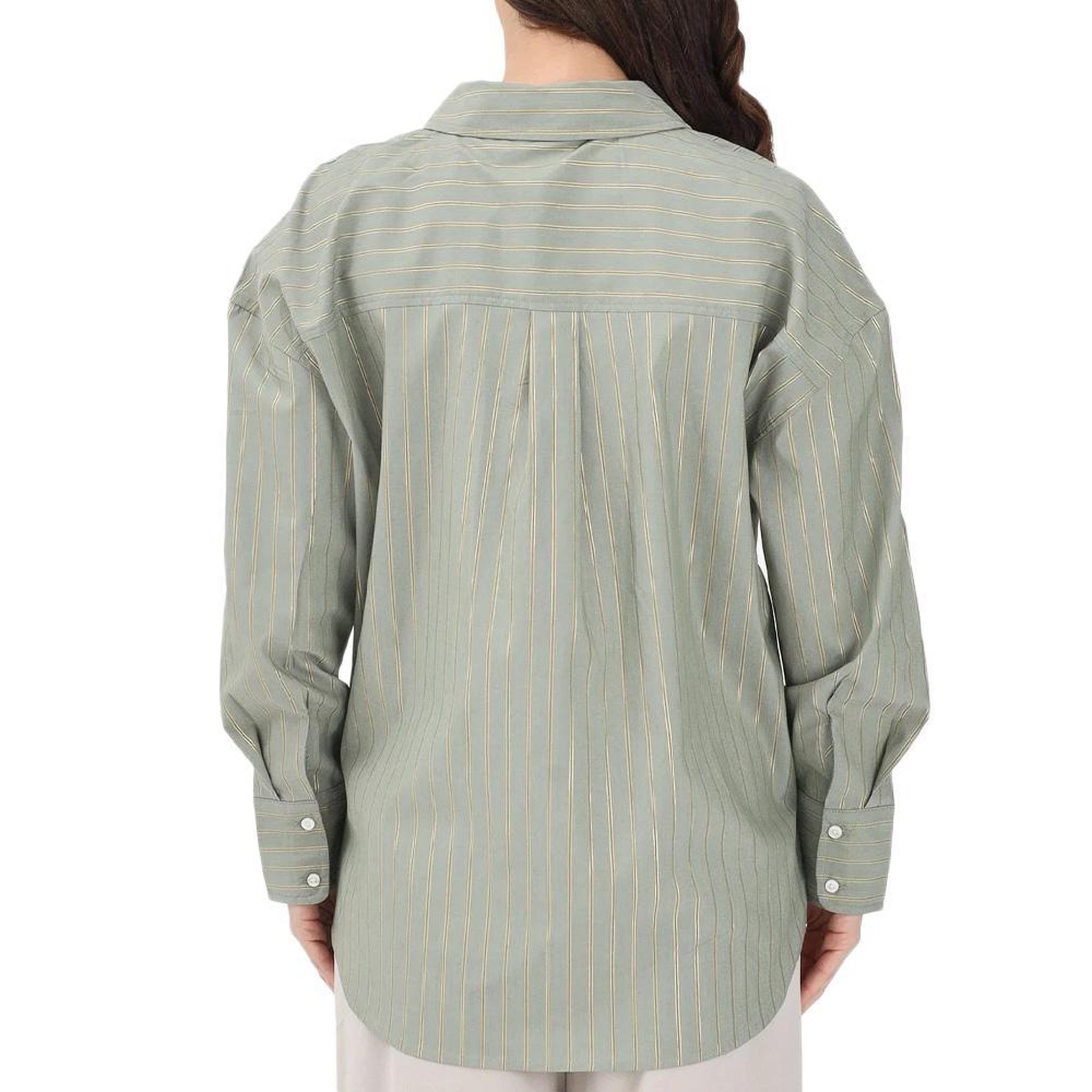 Voir la diapositive 2 : JACQUELINE DE YONG Chemise Verte Femme JDY Mios