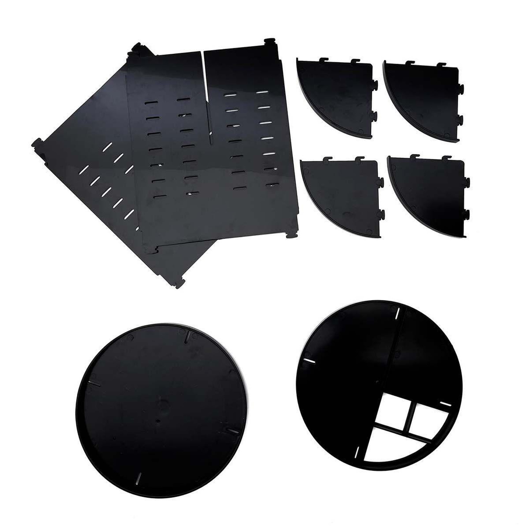 Voir la diapositive 5 : Cosmetic Club Carrousel de maquillage  rotation  30cm noir