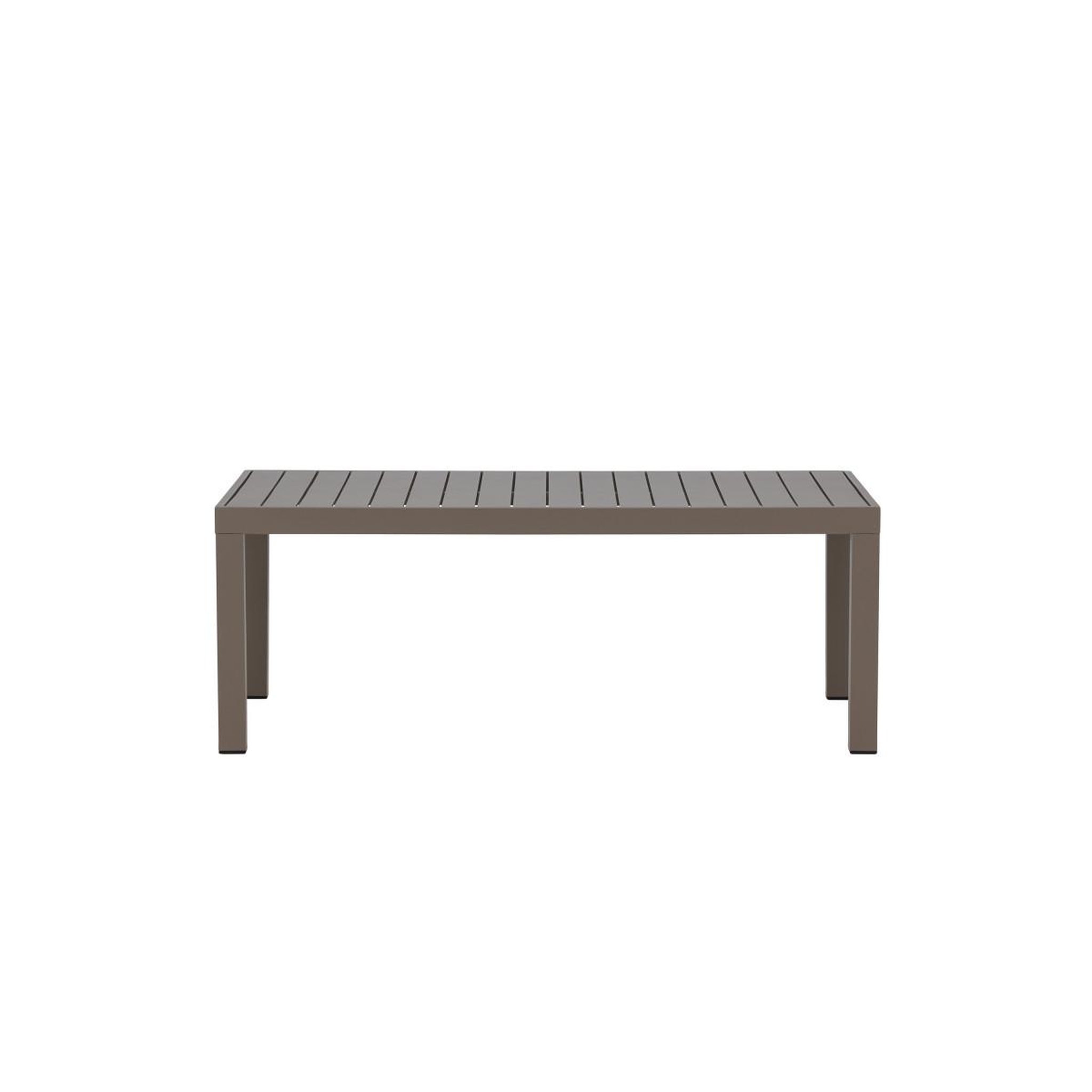 Voir la diapositive 4 : Paris Prix Table Basse de Jardin  Copacabana  120cm Marron