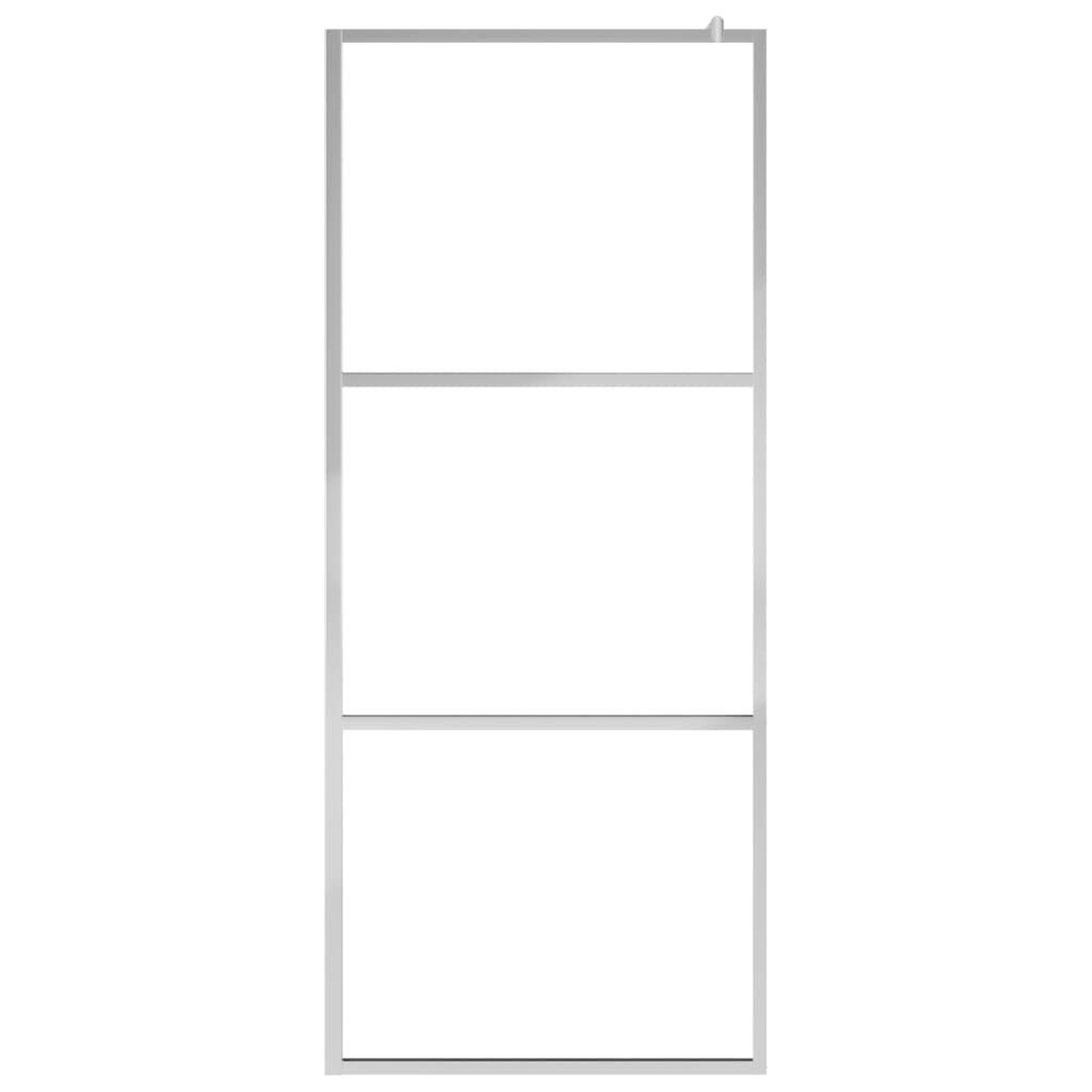 Voir la diapositive 3 : VIDAXL Paroi de douche a l'italienne a verre ESG depoli 90x195 cm