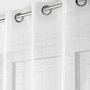 Voir la diapositive 2 : Paris Prix Rideau Voilage à Œillets  Odessa  140x240cm Blanc