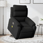 VIDAXL Fauteuil de massage inclinable Noir Velours