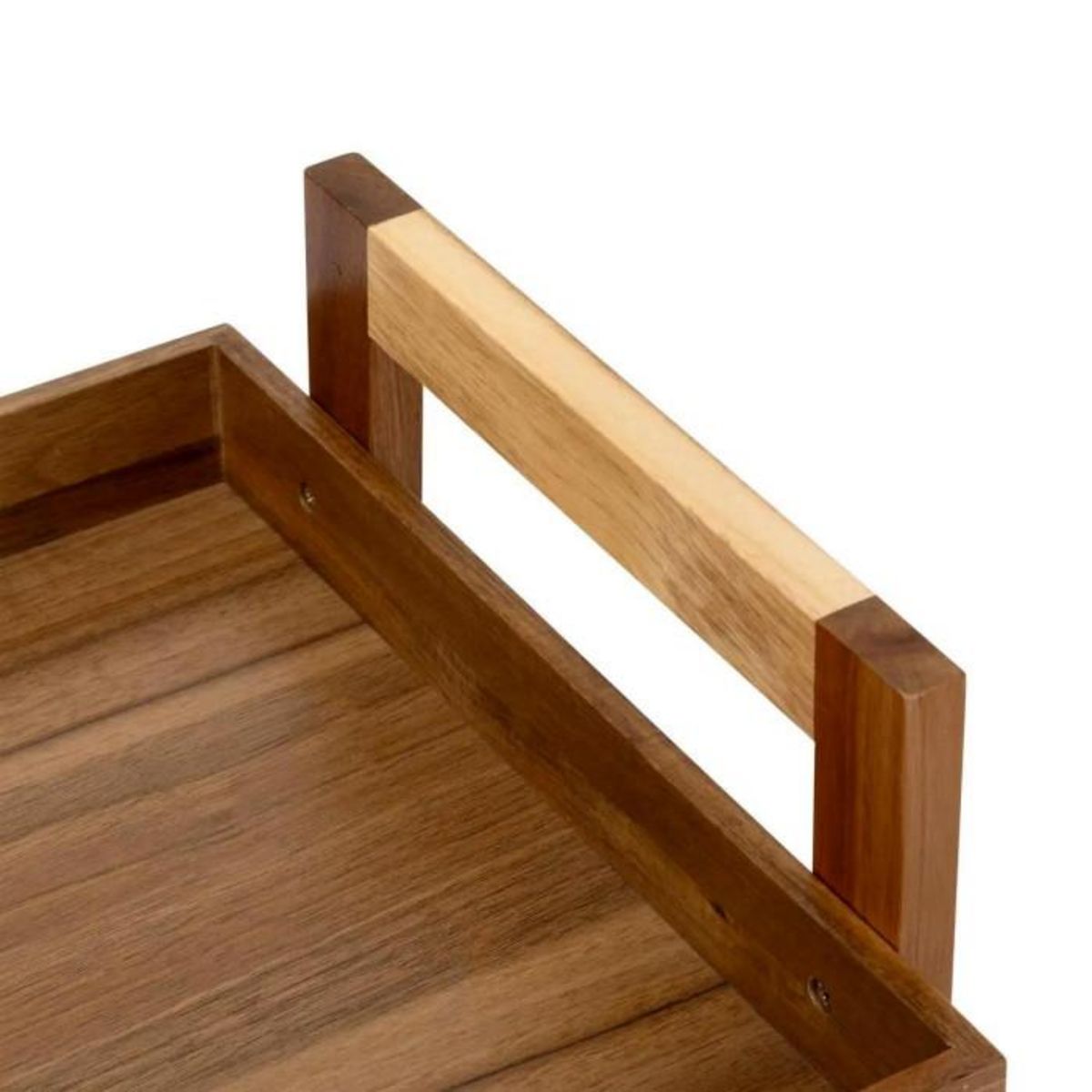 FIVE Desserte de Cuisine 3 Niveaux  Acacia  84cm Marron