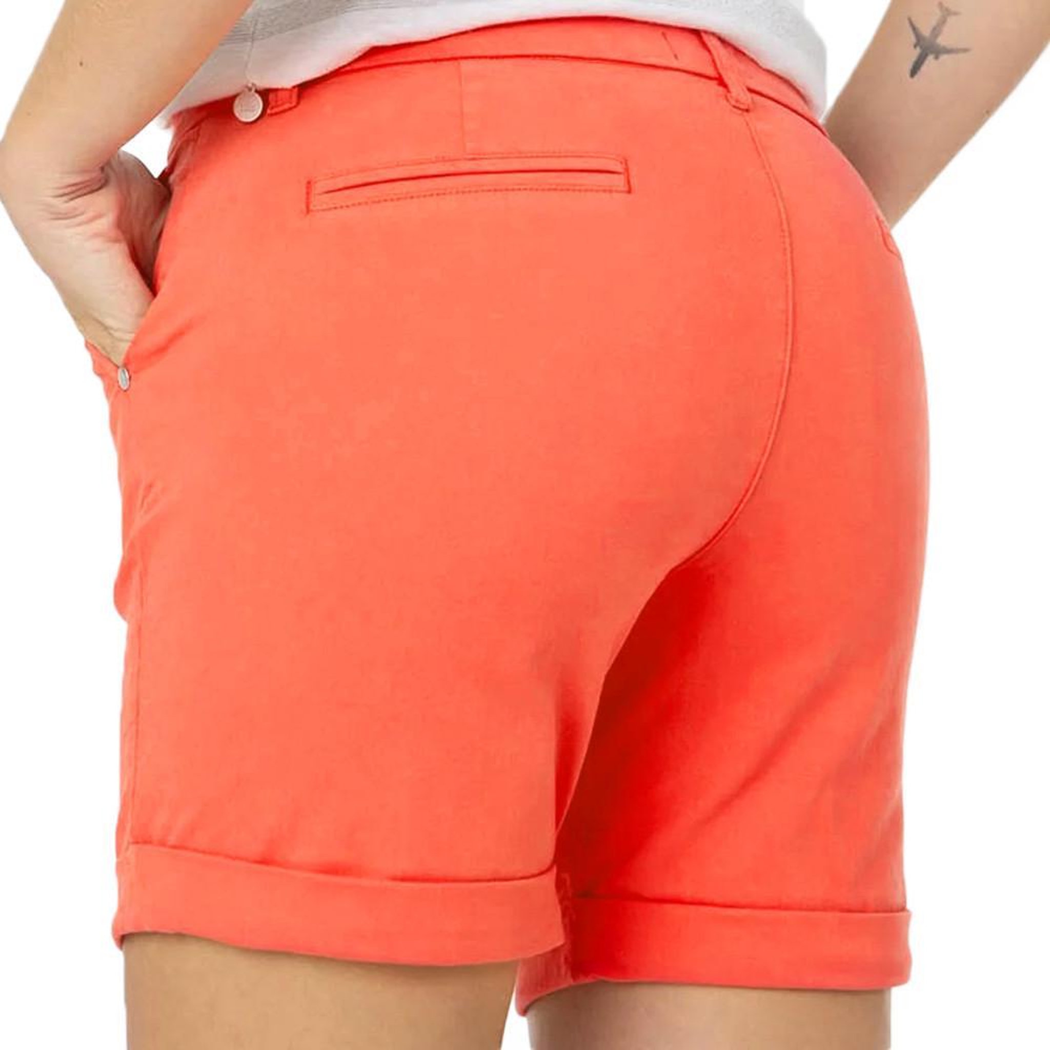 Voir la diapositive 2 : TBS Bermuda Orange Femme TBS Leonibur