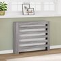 Voir la diapositive 1 : VIDAXL Cache-radiateur sonoma gris 104x20x82 cm bois d'ingenierie