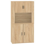 VIDAXL Buffet haut Chene sonoma Bois d'ingenierie