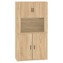 Voir la diapositive 1 : VIDAXL Buffet haut Chene sonoma Bois d'ingenierie