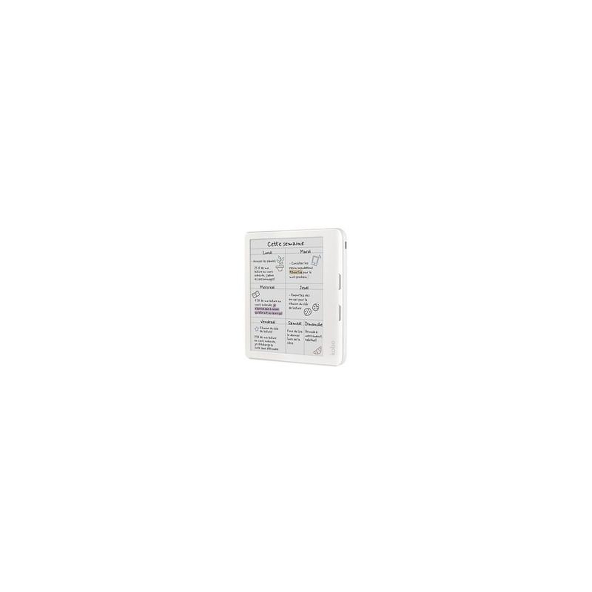 kobo Liseuse eBook Kobo Liseuse numerique Kobo by Fnac Libra Colour 7 32 Go Blanc
