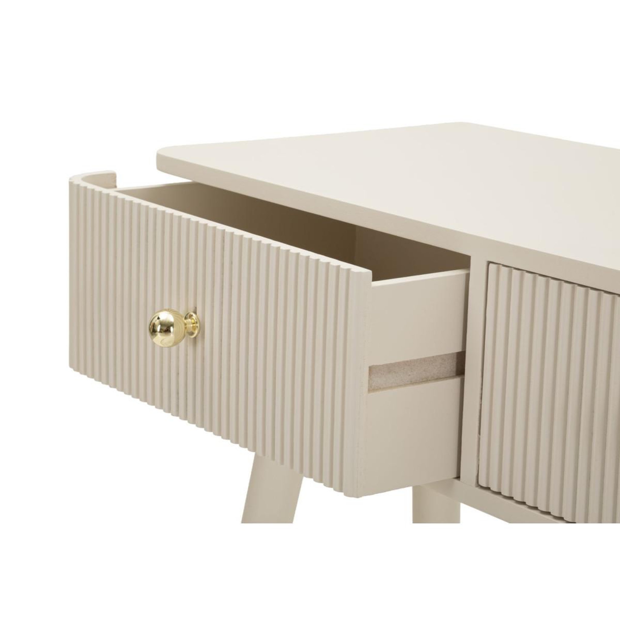 Voir la diapositive 6 : Paris Prix Console 3 tiroirs  shy  108cm blanc