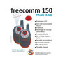 Voir la diapositive 3 : TXMS150 - KIT 2 TALKIES WALKIES STABO SET FREECOMM 150 PRESIDENT ELECTRONICS - FREECOMM150