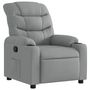 Voir la diapositive 2 : VIDAXL Fauteuil inclinable Gris clair Tissu