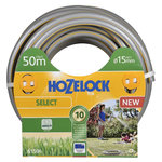 Hozelock Tuyau d'arrosage Hozelock Select anti UV gris bandes 3D jaunes 19mm 50m