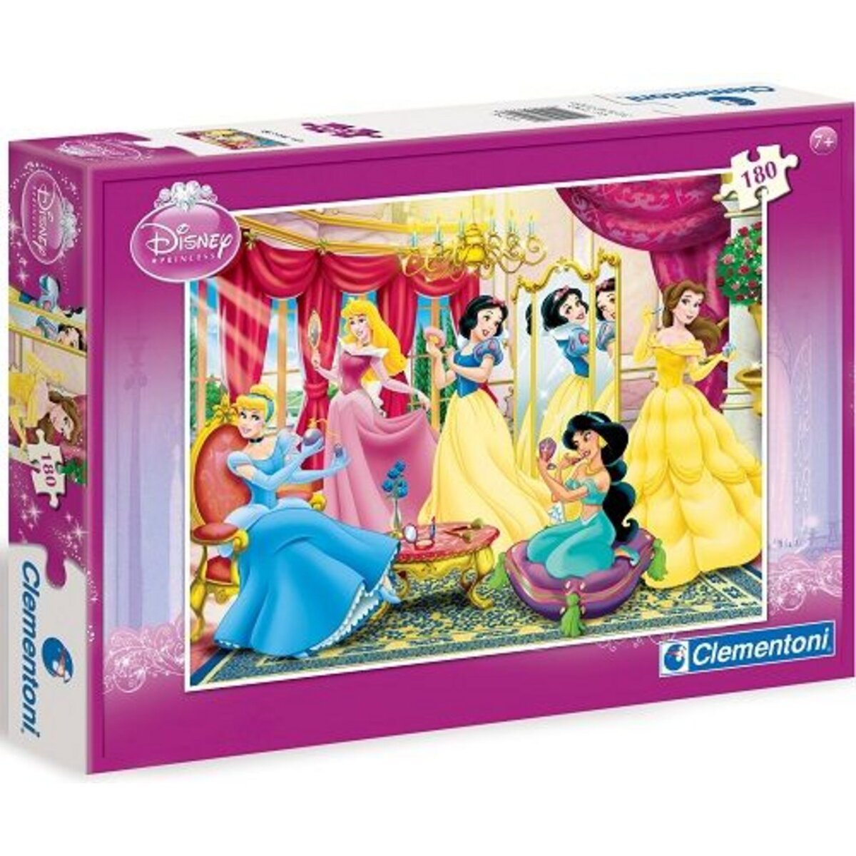 CLEMENTONI Puzzle 180 pièces Disney Princesses