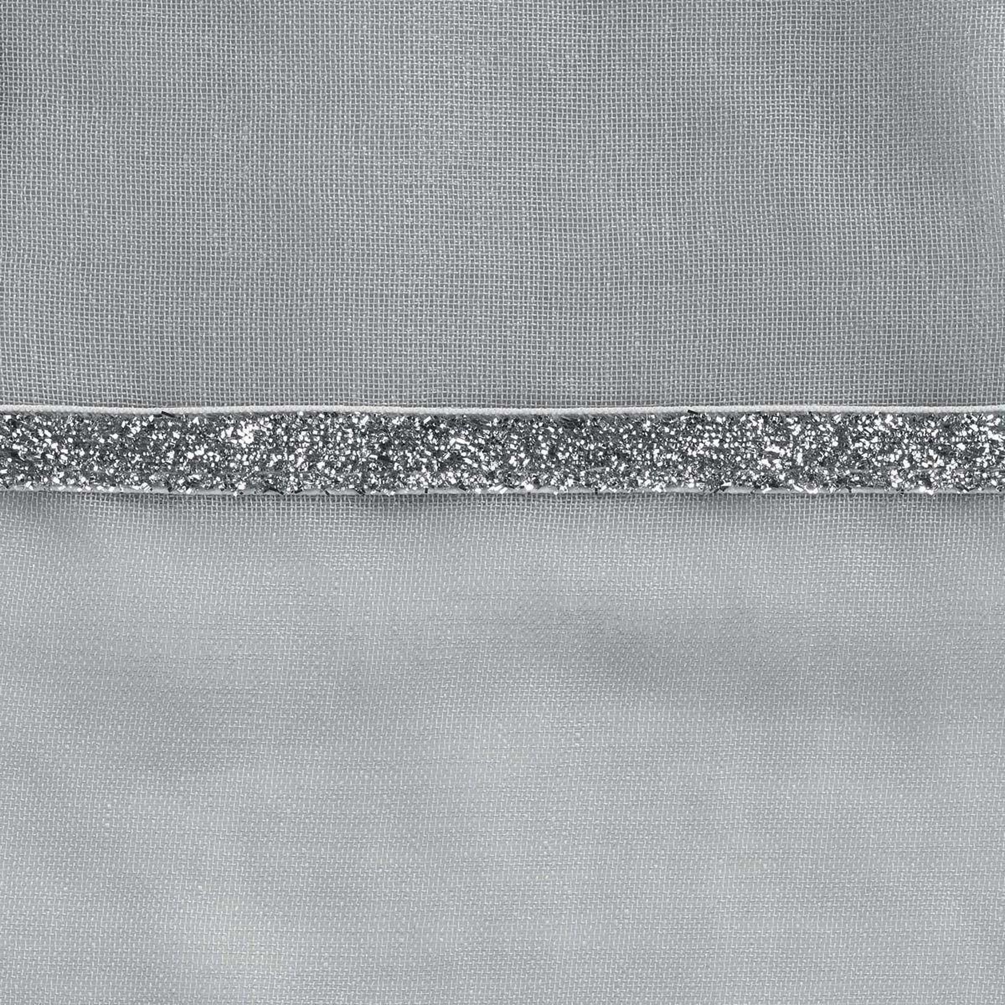 Voir la diapositive 3 : Douceur d'Intérieur Rideau voilage à œillets  etincelle  140x240cm gris