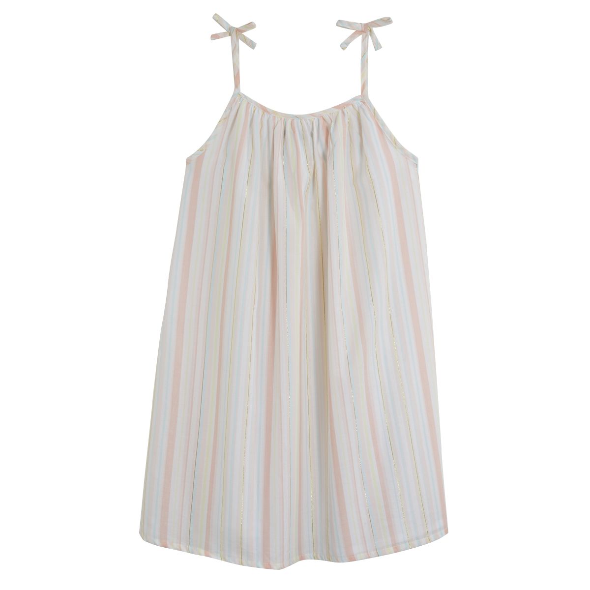 IN EXTENSO Robe rayée en coton fille