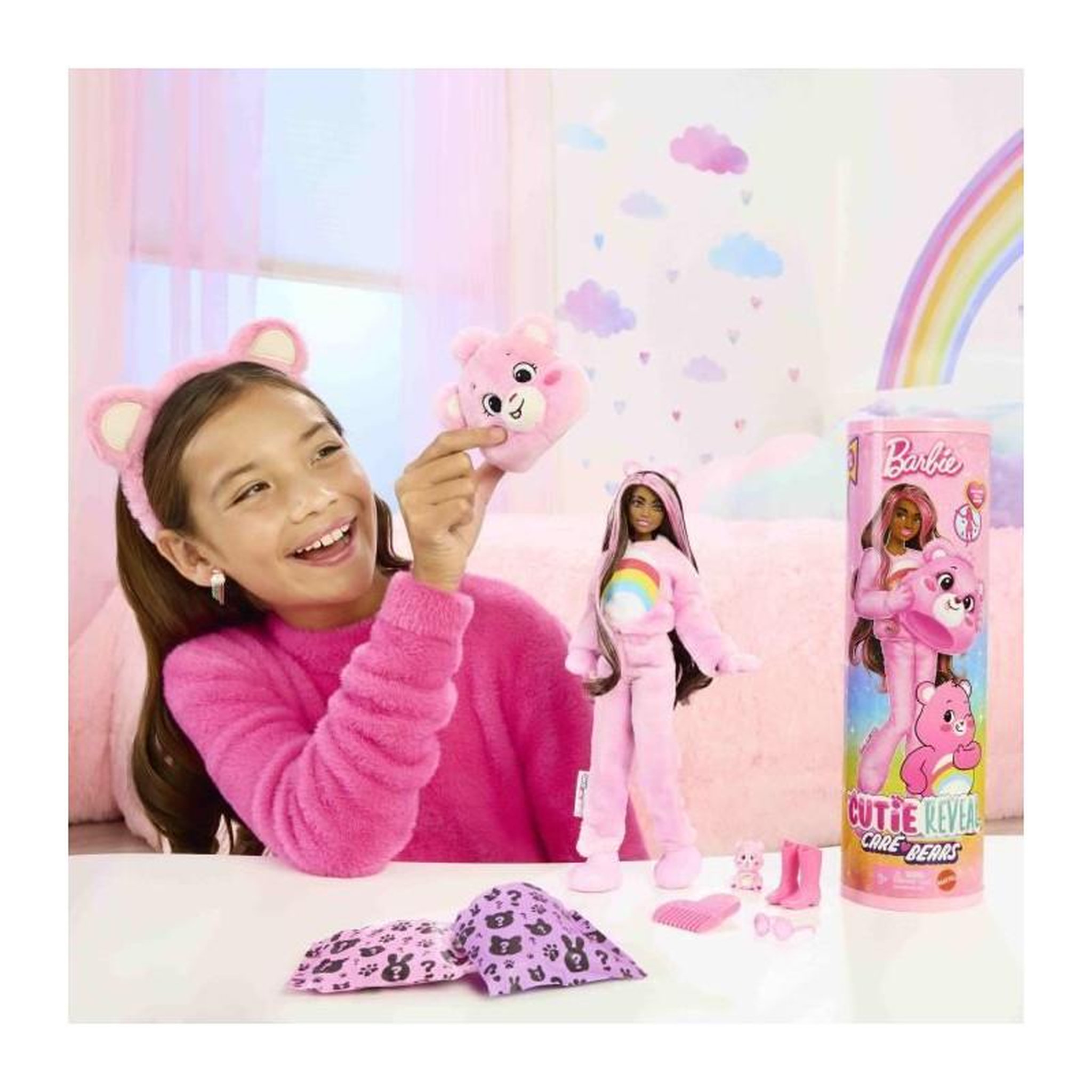 Voir la diapositive 2 : BARBIE CUTIE REVEAL TOUGENTIL ROSE