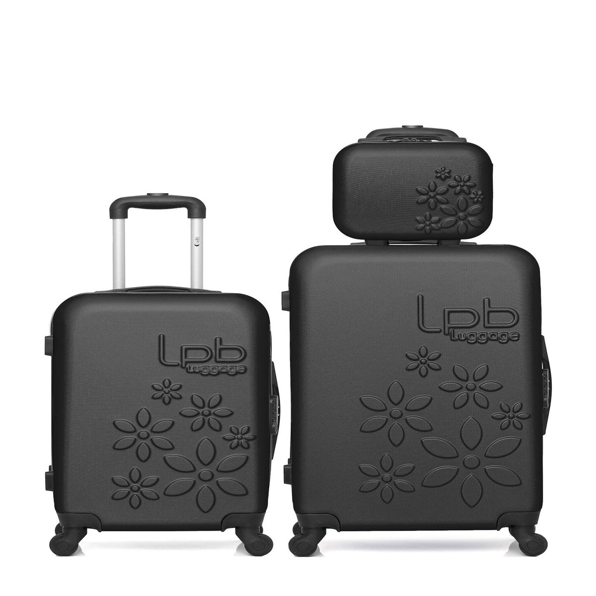 LES P'TITES BOMBES LPB Lot de 3 - Valises weekend, cabine et vanity ELEONOR