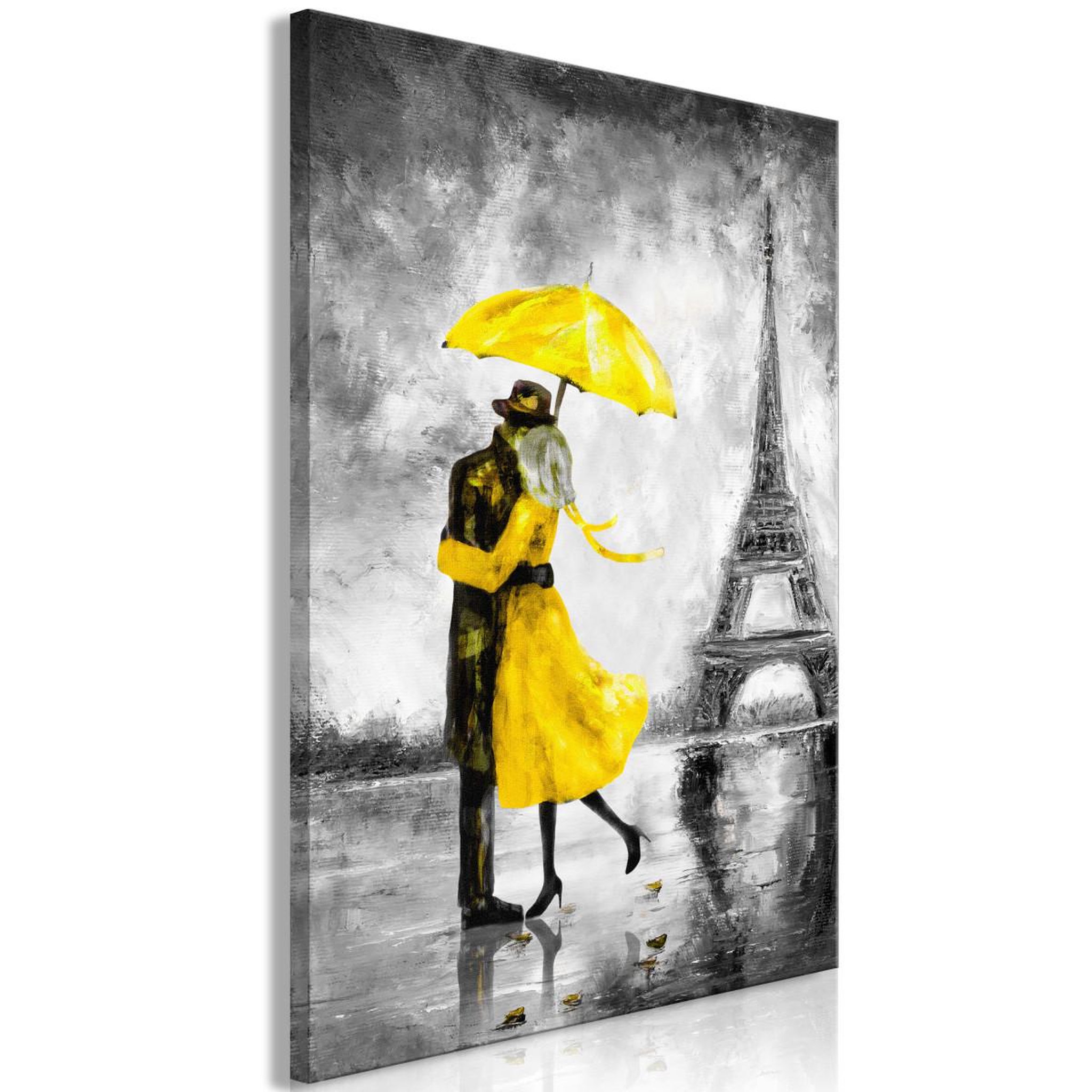Voir la diapositive 1 : Paris Prix Tableau Imprimé  Paris Fog Yellow