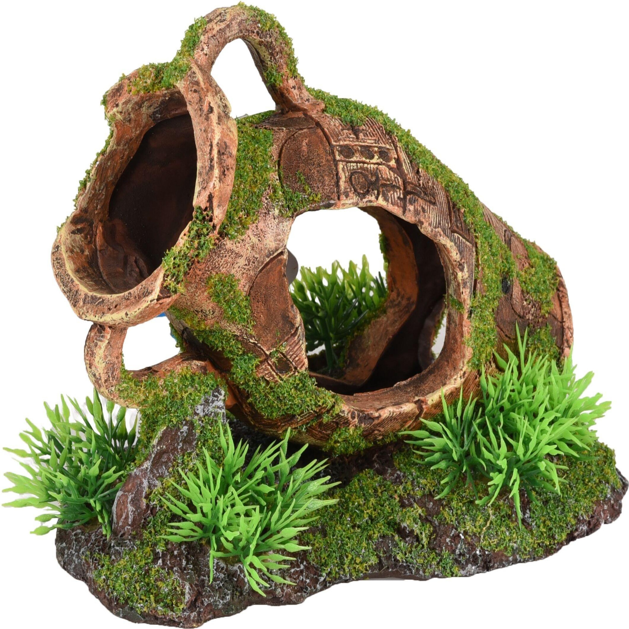 Eden Décoration aquarium amphore cachette pour poissons