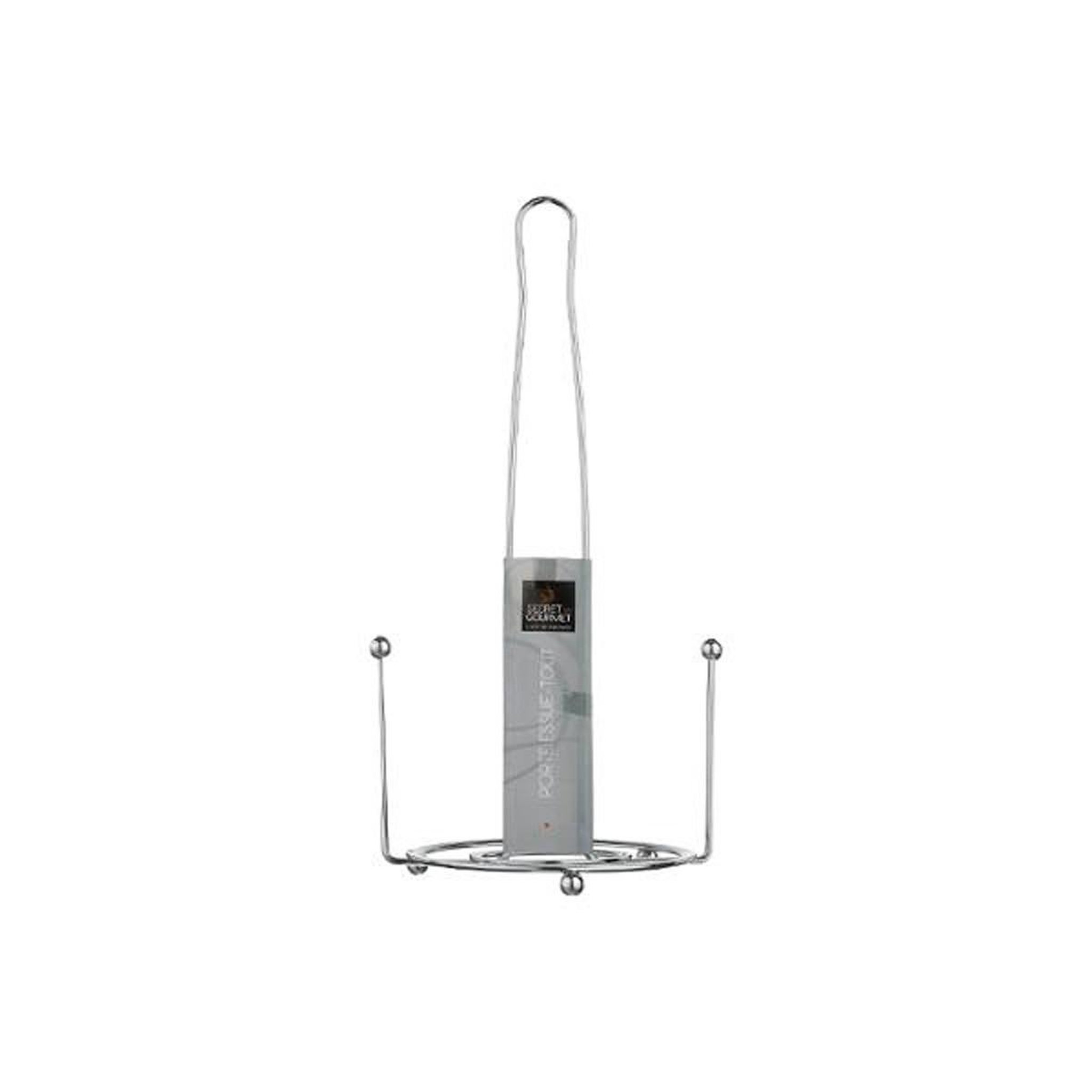 Voir la diapositive 2 : FIVE Porte essuie-tout métal  towel  32cm argent
