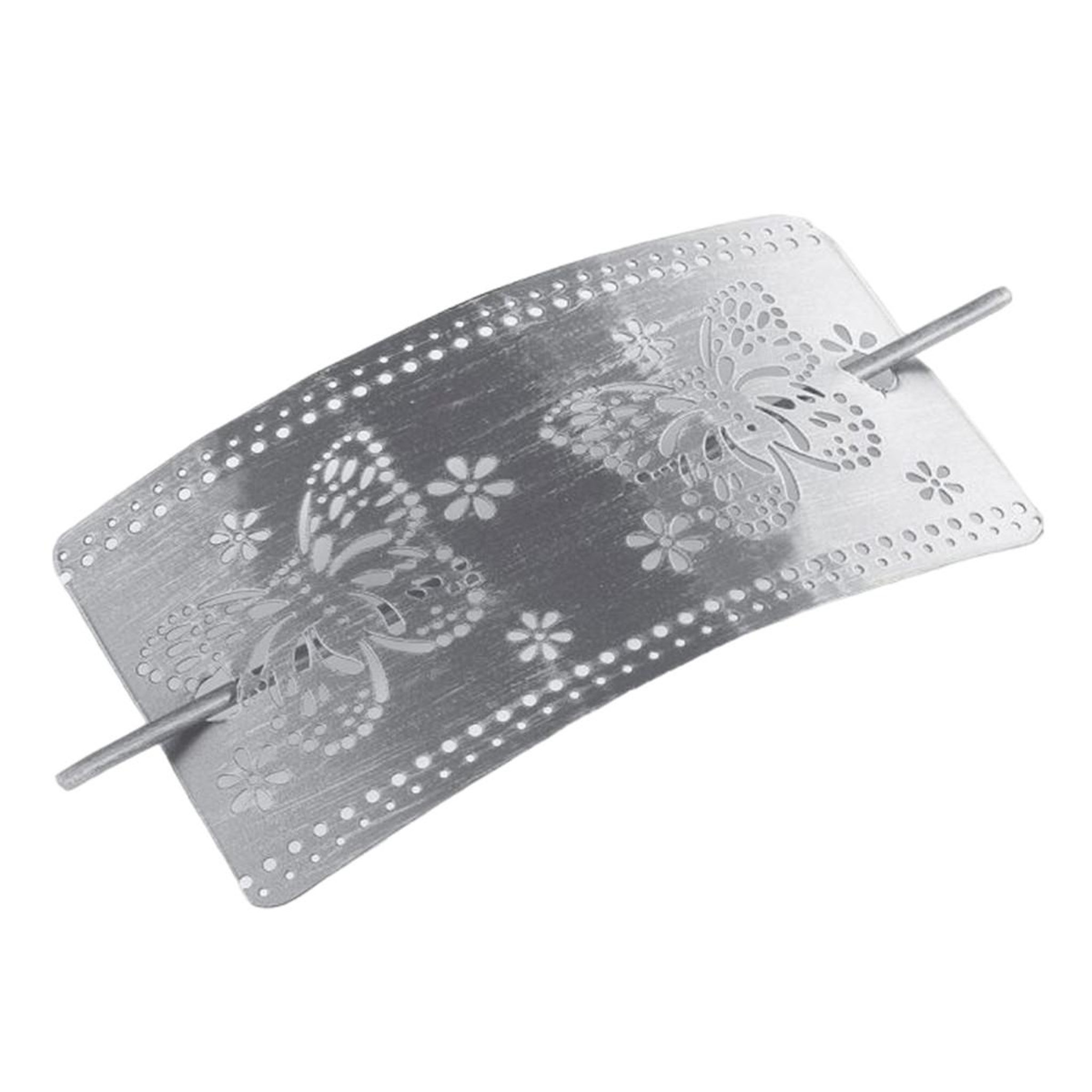 Douceur d'Intérieur Embrasse de rideau broche  epicea  17cm gris