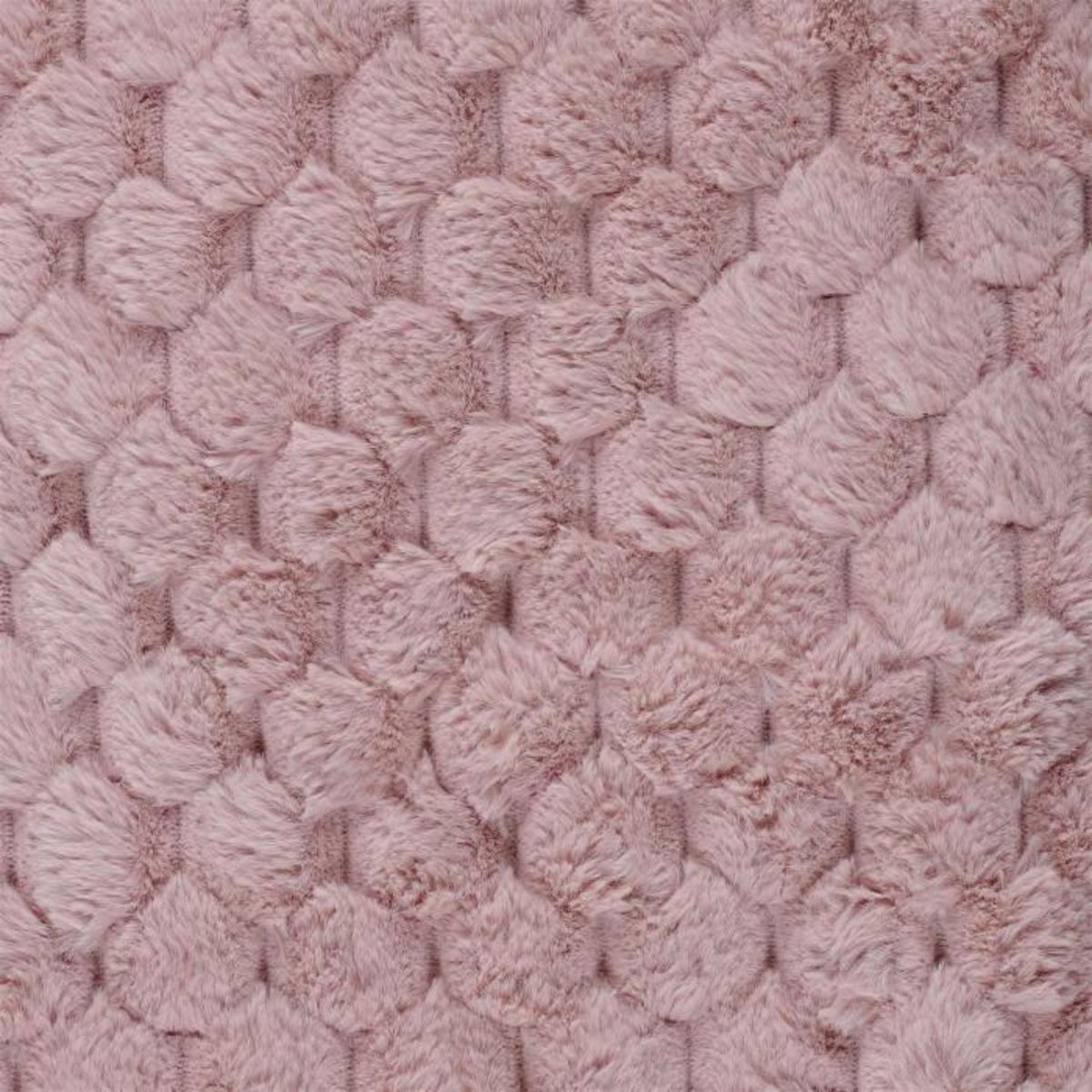 Paris Prix Plaid Imitation Fourrure Uni  Opulence  120x150cm Rose