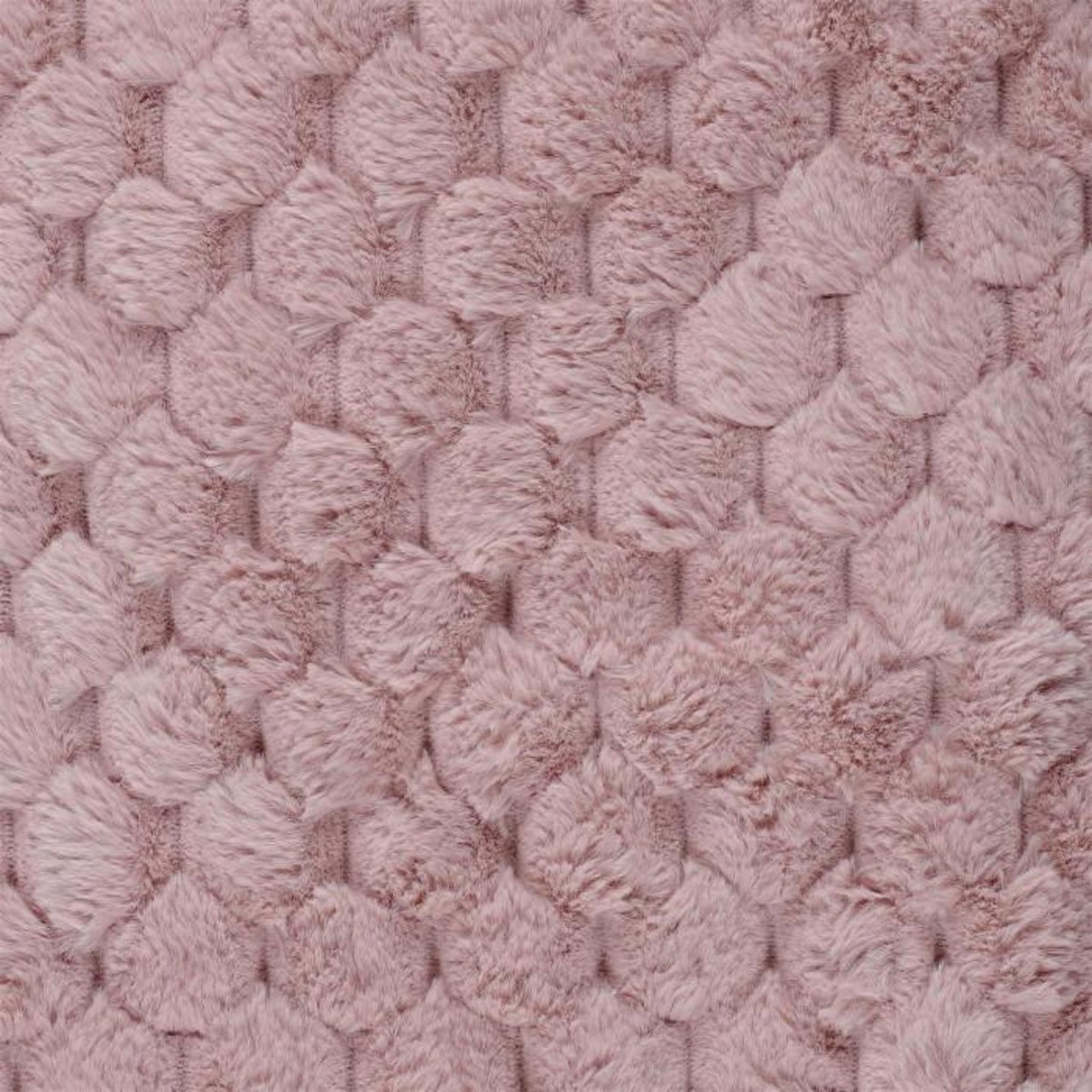 Paris Prix Plaid Imitation Fourrure Uni  Opulence  120x150cm Rose