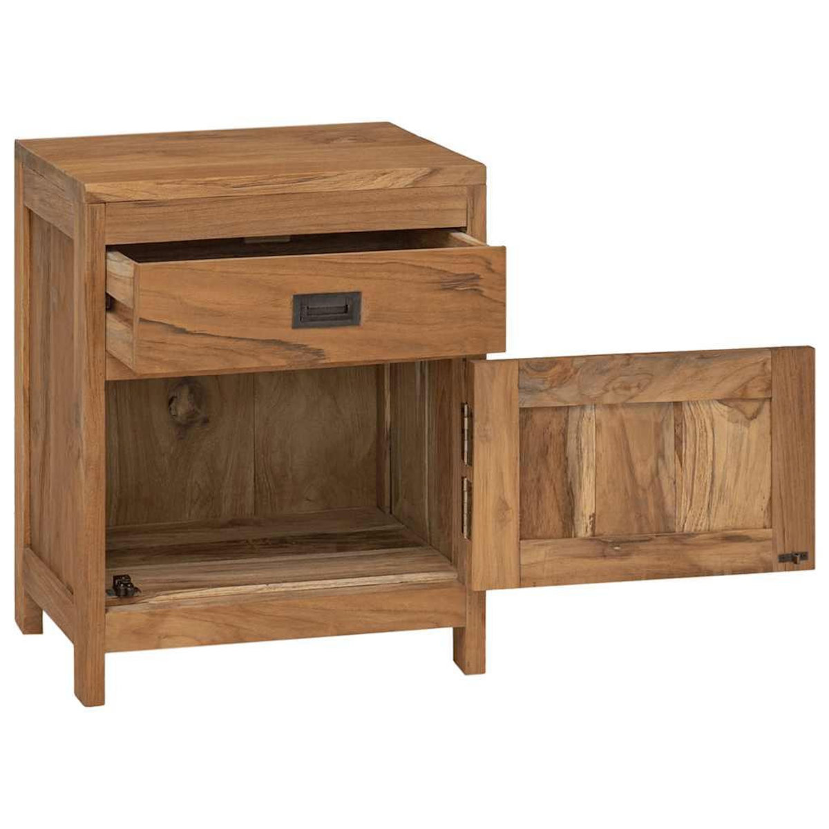 VIDAXL Table de chevet teck massif 40x30x50 cm