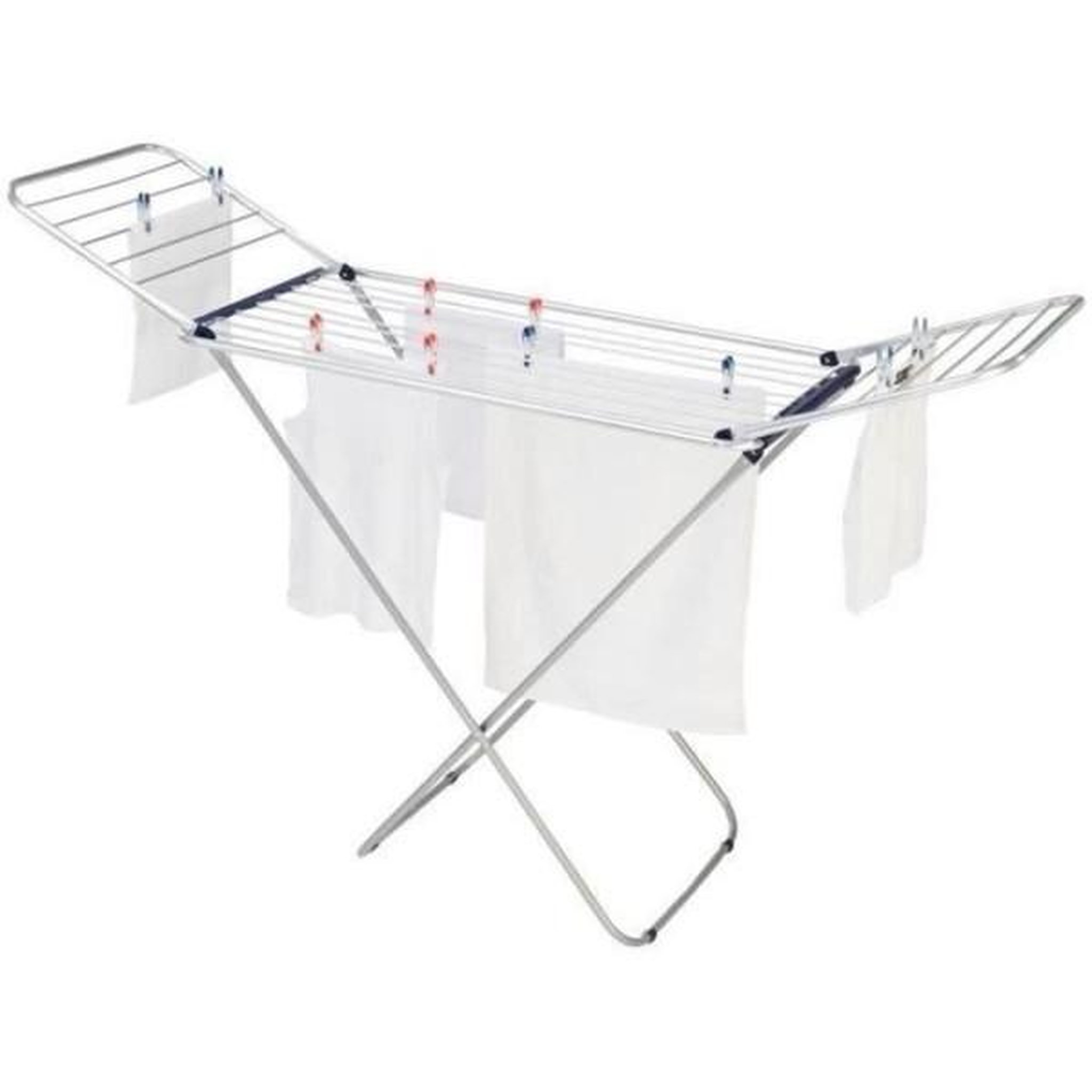 Voir la diapositive 3 : Leifheit Étendoir a linge Leifheit 180 Classic Siena 81151, séchoir a linge avec 18m d'étendage, tancarville ultra-léger et spacieux,