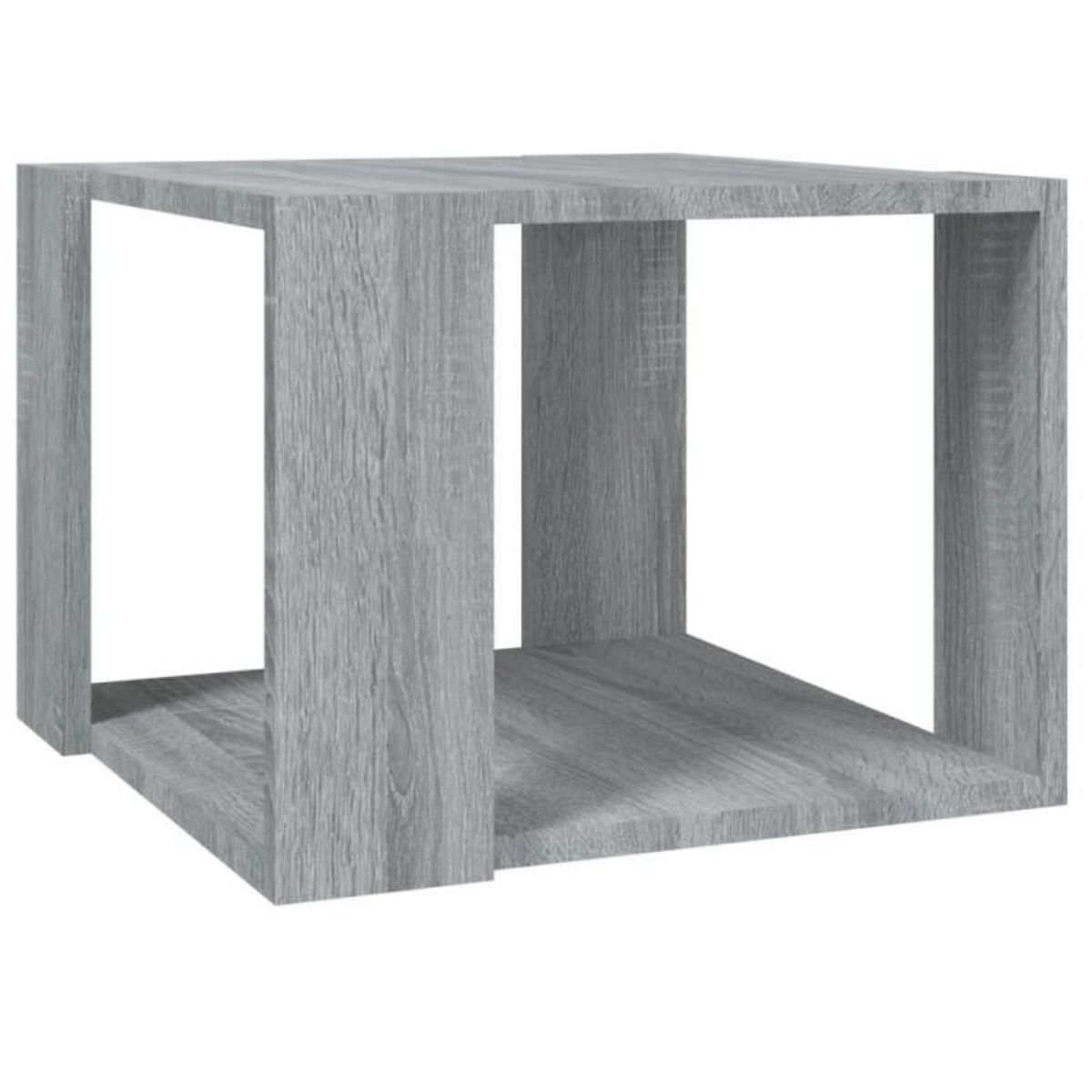 VIDAXL Table basse Sonoma gris 40x40x30 cm Bois d ingénierie