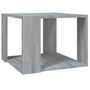 Voir la diapositive 2 : VIDAXL Table basse Sonoma gris 40x40x30 cm Bois d ingénierie