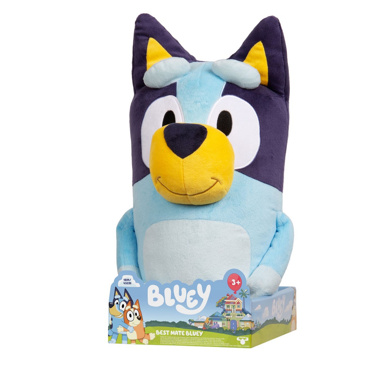 MOOSE TOYS Grande Peluche 45 cm - Bluey