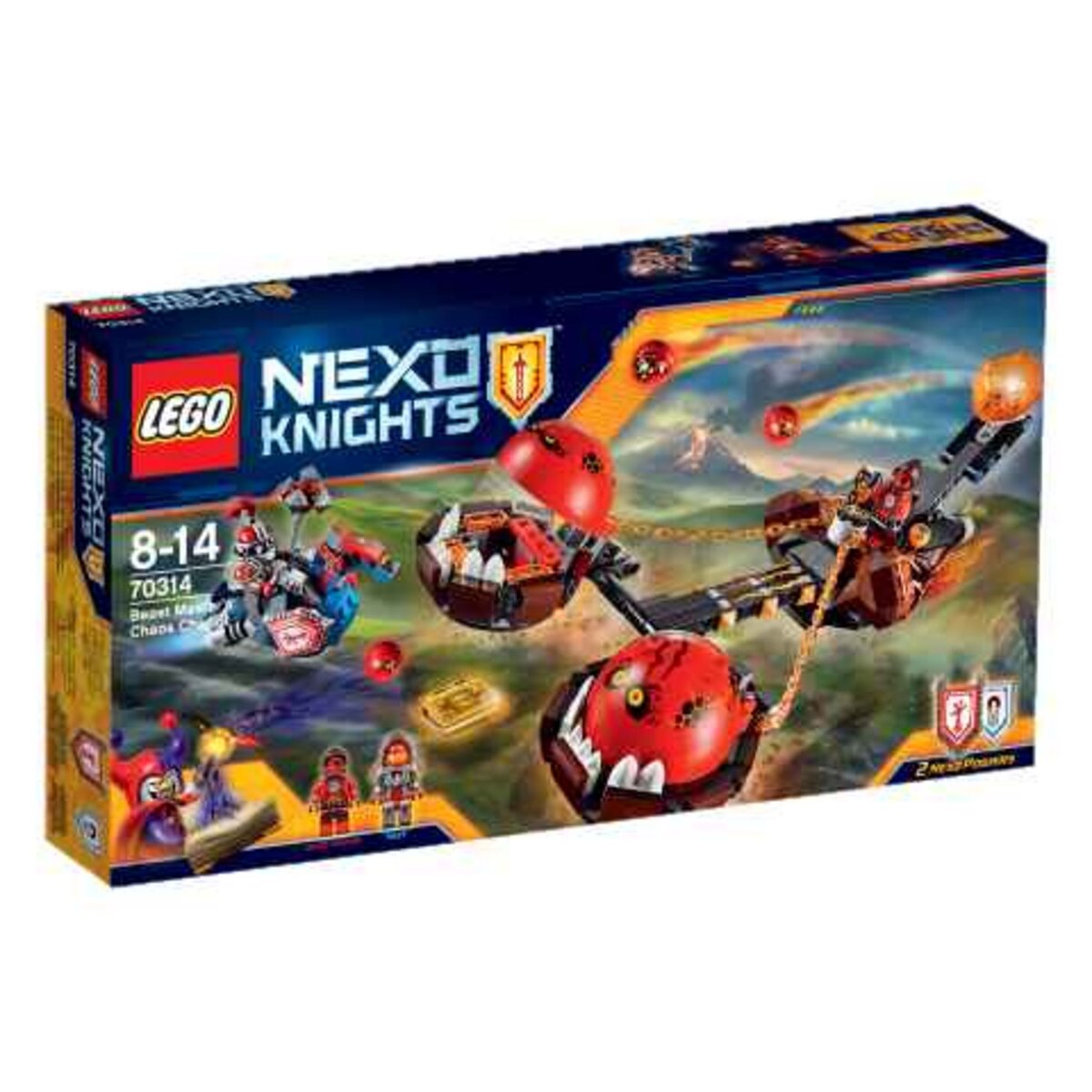 LEGO Nexo Knights 70314 - Le chariot du Chaos du Maître des bêtes