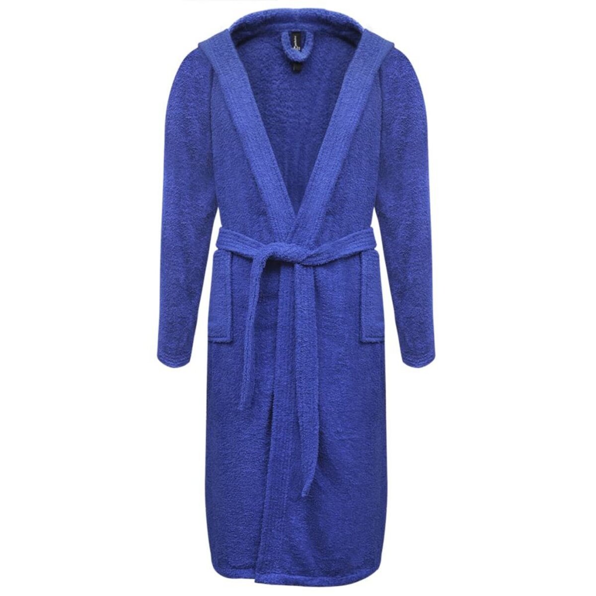VIDAXL 500 g m 2 Peignoir unisexe 100 coton bleu taille M pas