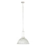 Voir la diapositive 1 : Paris Prix Lampe Suspension Ronde  Tevo  47cm Blanc