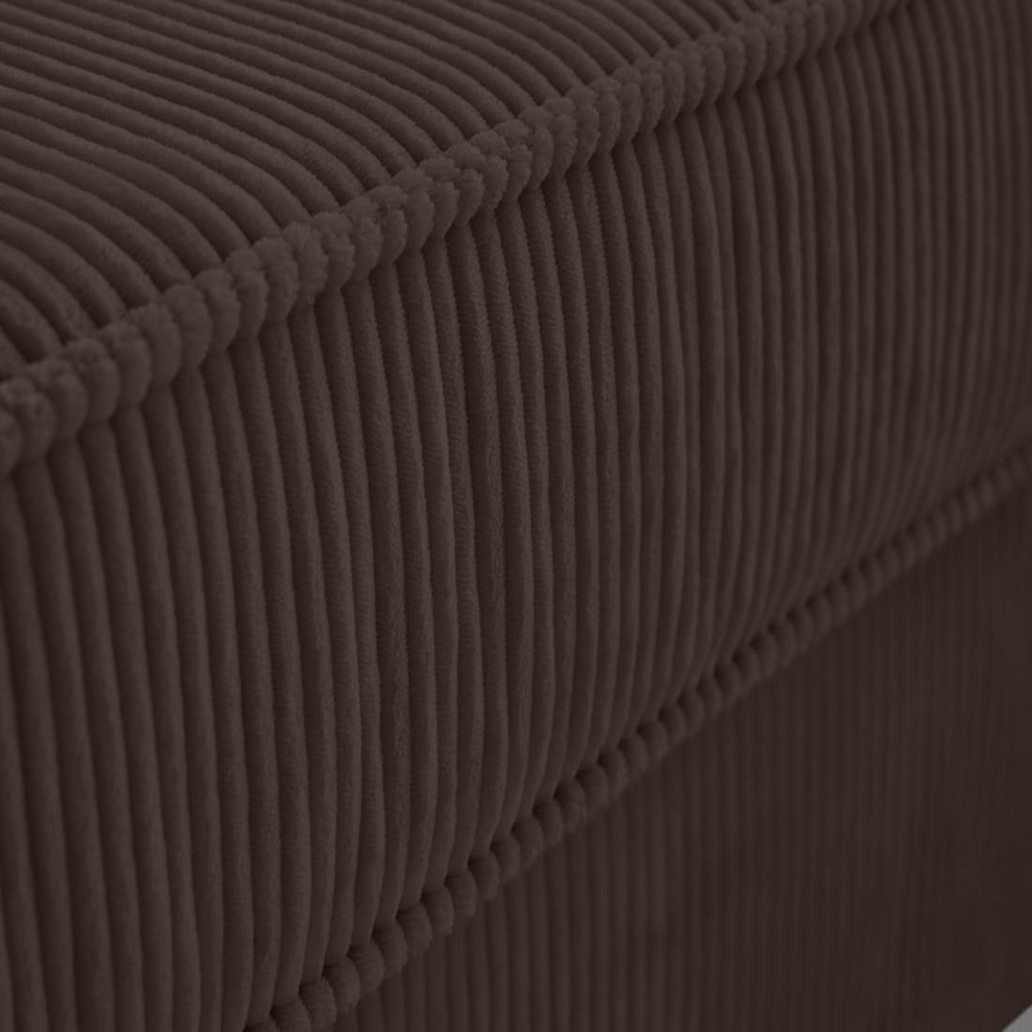 Voir la diapositive 3 : LISA DESIGN Jake - canapé déhoussable d'angle droit 5 places en velours côtelé