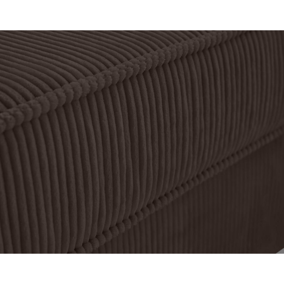 LISA DESIGN Jake - canapé déhoussable d'angle droit 5 places en velours côtelé