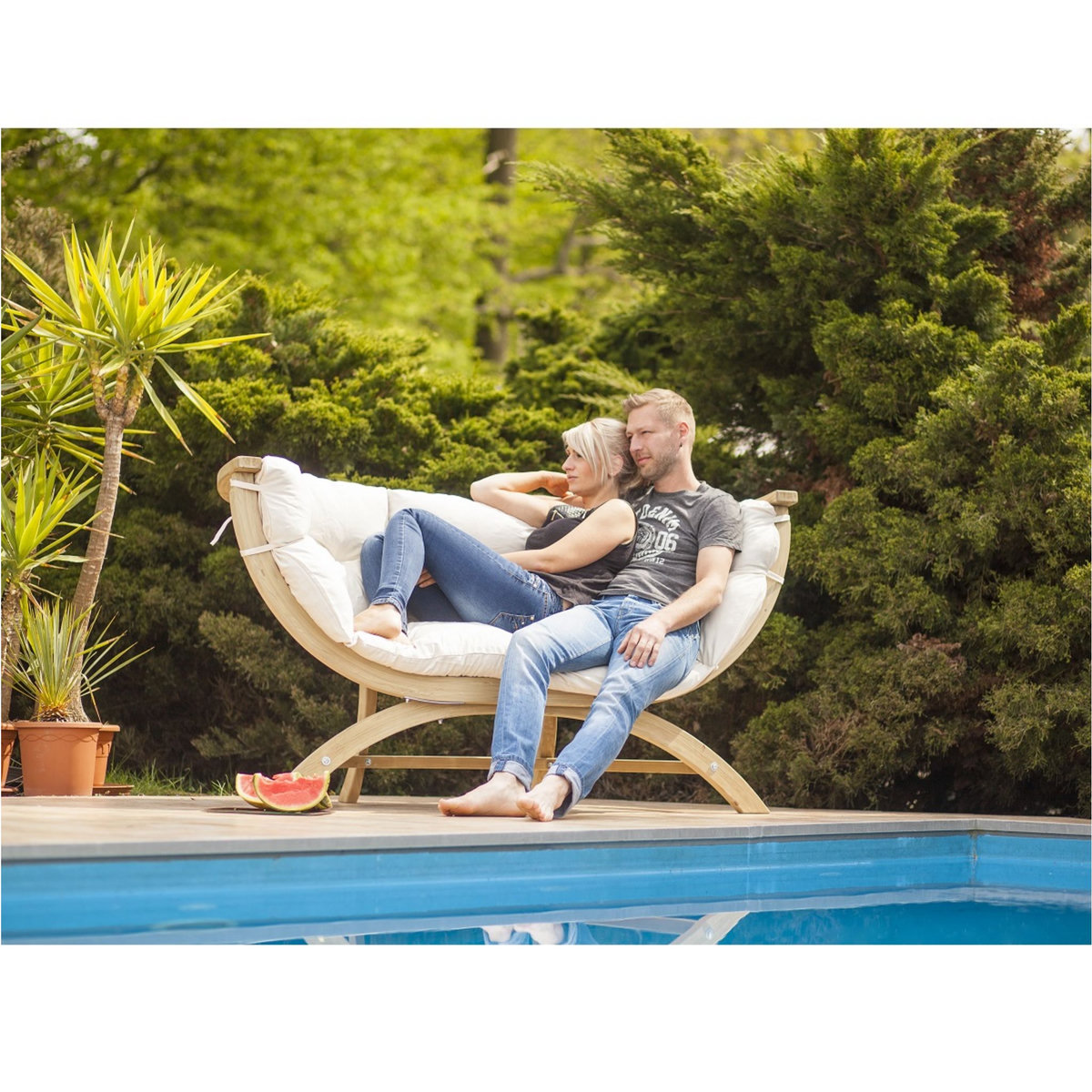 Canapé deux personnes Siena Due Natura 