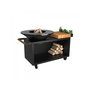 Voir la diapositive 2 : OFYR Brasero Island Black 100 Pro Teak Wood OI4B100W